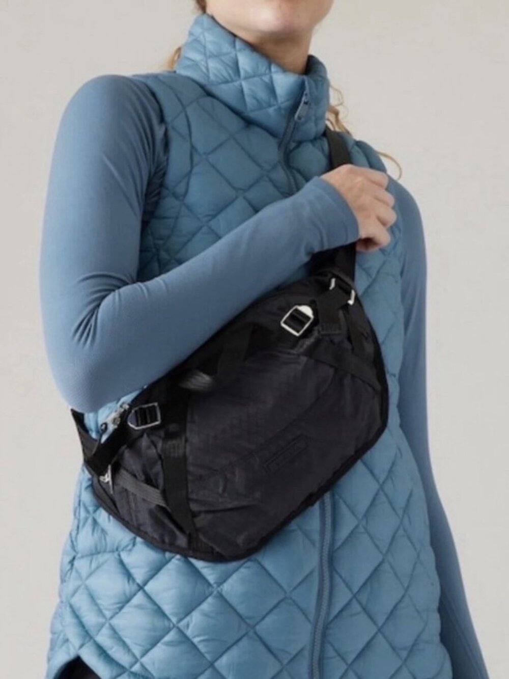 Athleta Excursion Large Belt Bag in Black